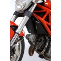 R&G Racing Oil Cooler Guard for Ducati Monster 1100 / Monster 1100S '07-'19, Monster 1100 Evo '08-'16, Monster 795 / Monster 796 '08-'15 R&G Racing Oil Cooler Guard for Ducati Monster 1100 / Monster 1100S '07-'19, Monster 1100 Evo '08-'16, Monster 795 / Monster 796 '08-'15